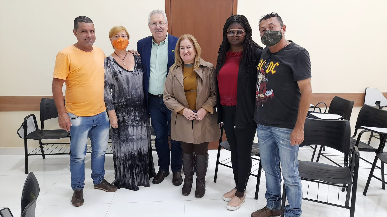 Recebemos importantes lideranças do sindicalismo brasileiro em nossa cidade
