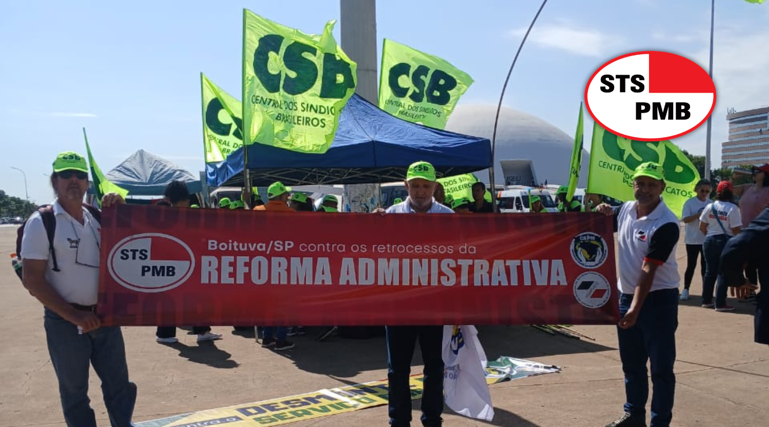 STSPMB participa da Marcha Nacional do Servidor Público em Brasília